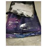 100% Blackout Curtains for Bedroom, Portable DIY Window Blinds, No Drill Window Shades & Blackout Blinds with Stickers & Tabs for Travel, Dorm Room, Media Room (Starry Sky, 157" x 57")