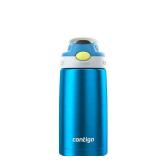 Contigo Autospout Water Bottle with Straw 13 oz Blue Poppy/Glacier