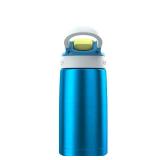 Contigo Autospout Water Bottle with Straw 13 oz Blue Poppy/Glacier