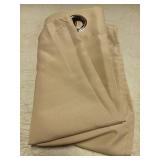 NICETOWN Outdoor Curtain for Patio Waterproof & Windproof 95" L, Thermal Insulated Top and Bottom Fixed Rustproof Grommets Light Block Outdoor Drape for Pool/Gazebo, Biscotti Beige, 1 Panel, W52 in