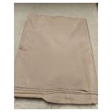 NICETOWN Outdoor Curtain for Patio Waterproof & Windproof 95" L, Thermal Insulated Top and Bottom Fixed Rustproof Grommets Light Block Outdoor Drape for Pool/Gazebo, Biscotti Beige, 1 Panel, W52 in