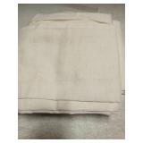 NICETOWN Natural Linen Curtains 84 inch Long 2 Panels Set, Grommet Top Thick Linen Burlap Semi Sheer Vertical Drapes Privacy Assured with Light Filtering for Bedroom/Living Room, W55 x L84