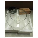 Industrial Semi Flush Mount Ceiling Light, 800 Lumen LED Bulb Included, Seeded Glass Shade Farmhouse Light Fixture for Hallway Corridor Kitchen Bathroom Bedroom Passway