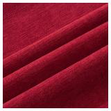 MIULEE Red Couch Pillow Covers 18x18 Inch, Set of 2 Soft Chenille Decorative Square Throw Pillow Covers Christmas Farmhouse for Sofa Living Room Bed