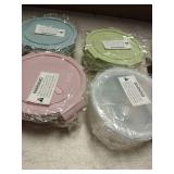 Glass Meal Prep Containers with Lids, Airtight 3.75 Cup Food Storage Containers Set, Heat-Resistant BPA-Free Glass Containers for Soup Leftover, Microwave, Dishwasher, and Freezer Safe (4 Packs) 30 (o