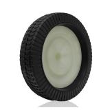 Lawn Sweeper Wheel Tire Complete Assembly Set Compatible with Lawn Sweepers & Tractors 1PCS 44985