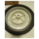 Lawn Sweeper Wheel Tire Complete Assembly Set Compatible with Lawn Sweepers & Tractors 1PCS 44985