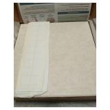 Large Cork Board Alternative | Felt Wall Tiles (12-Pack) | Aesthetic Felt Bulletin Board for Office, Home & Classroom | Office Wall Decor for Women | Pin Boards Bulletin Board Tiles | Ivory