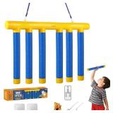 OWILIWO Reflex Challenge Game, Hand Eye Coordination Training Reaction Training Toy, Upgrade 3 Adjustable Speed Drop Stick Game with Remote Control, Falling Sticks Catching Game for Kids Adults