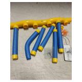 OWILIWO Reflex Challenge Game, Hand Eye Coordination Training Reaction Training Toy, Upgrade 3 Adjustable Speed Drop Stick Game with Remote Control, Falling Sticks Catching Game for Kids Adults