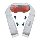 Nekteck Neck Massager for Pain Relief Deep Tissue, Shiatsu Back Massager with Soothing Heat, Electric Deep Tissue 3D Kneading Massage Tools for Shoulder Muscle, Adjustable Heat and Straps