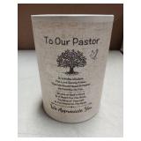 SOUHONEY Pastor Appreciation Gifts - Unique Pastor Gifts for Men for Pastor Day, Christmas, Birthday, Anniversary, Fathers Day, Fabric Bedside Decor Lamp