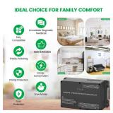 Briidea Three Zone Switching Relay for Zone Temperature Control, Compatible with Hydraulic Heating Systems (Boilers), with Built-in Multiple Protections