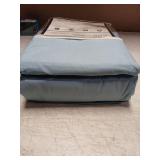 Extra Deep Split King Sheet Set - 7 Piece Breathable & Cooling Sheets - Hotel Luxury Bed Sheets Set - Easy Fit - Soft, Wrinkle Free & Comfy Sheets Set - Light Blue Sheet Set with Extra Deep Pockets