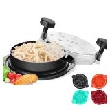 Chicken Shredder Tool Twist: 2025 Pro Food-Grade Visible Meat Shredder with Strong Anti-Slip Base, Ergonomic Handle, Chicken Breast Shredder, Suitable for Pork Beef Chicken - Black