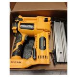 Cordless 2" Brad Nailer Compatible with Dewalt 20V Battery (No Battery), 2-in-1 Electric Nail Gun/Staple Gun, 18 Gauge Nail Gun Battery Powered with 1000 Nails for Wood Carpentry