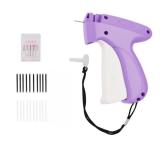 Stitch Gun for Clothes, Handheld Stitch Tag Gun,Quick Clothing Fixer-Includes 6 Needles,1000 Black Fasteners,1000 White Fasteners (Purple)