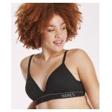 Hanes Originals Women s Contour Wireless Seamless Rib Bralette  ComfortFlex Fit  Style MHB004-M