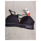 Hanes Originals Women s Contour Wireless Seamless Rib Bralette  ComfortFlex Fit  Style MHB004-M