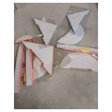 SUNBEAUTY 9 PCS Pastel Paper Flowers Decorations for Wall Paper Fans Classroom Decoration Paper Floral Backdrop Decor Paper Fans Decoration-STYLE MAY VARY