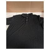 Muscle Polo Shirts for Men Short Sleeve Slim Fit Golf Shirts for Men Casual Dry Fit T Shirts Ribbed Knit Bowling Shirts-XXXL