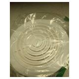 HG POWER 8 Inch Soffit Vent Round Air Vent Cover with Louver, ABS Adjustable Ceiling Vent Covers for Living Room, Bathroom, Kitchen, Greenhouse, Ventilation System, White - Opening Size 7.28"