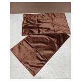 JIAHANNHA Velvet Brown Throw Pillow Covers 12x20 Inches Pack of 2 Soft Decorative Square Cushion Covers for Couch Sofa Bed Livingroom Car,30x50Cm