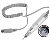 CYTGOUPER 5 Pin Jack Handpiece for Nail Drill Machine 35000RPM, Metal Coated Pen-Shaped Nail Drill File for Electric Manicure Pedicure Tool(5.5 * 1.0inch)
