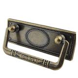 MuDuJia 6 Pack 2 1/2" Antique Bronze Bail Drawer Pull Hanging Pulls Drop Swing Handles Cabinet Knob Hardware 64 mm 2.5Inches Centers (6)