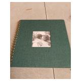 Yopih Linen Covered Scrapbook Photo Album, 10x10 Inches with Hardcover Kraft White Pages - Ideal for Travel, Wedding, Guest Book, Christmas, Baby Shower (20 Sheets/40 Pages)