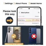 SSLOTSCASE for Samsung Galaxy S25 Ultra Case with 2X Screen Protector, Stand & Credit Card Holder & Sliding Camera Cover, Full-Body Drop Proof Silicone Edge Protective Cover for S25 Ultra, Blue