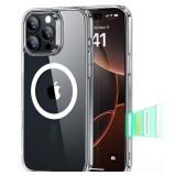 ESR for iPhone 16 Pro Case, Camera Control, Compatible with MagSafe, Shockproof Military-Grade Protection, Magnetic Phone Case for iPhone 16 Pro, Classic Hybrid Case (HaloLock), Clear