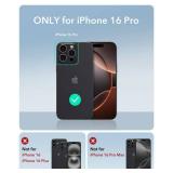 ESR for iPhone 16 Pro Case, Camera Control, Compatible with MagSafe, Shockproof Military-Grade Protection, Magnetic Phone Case for iPhone 16 Pro, Classic Hybrid Case (HaloLock), Clear