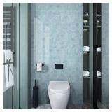 Yew & Tulip 10 PCS Peel and Stick Tile for Kitchen Backsplash, 3"x9" Self-Adhesive Subway Tile, Gradient Imitation Glazed Handmade-Look Tile (Teal Blue)