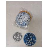 Disco Ball Iron On Patches 12pcs