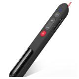 Laser Pointer for Presentations, Wireless Presenter Clicker for PowerPoint Slide with Hyperlink & Volume Control, Presentation Remote for Mac/Computer/Laptop, Google Slide/PPT/Keynote