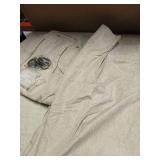 Linen Black- Out Curtain Set,2 Panels,  L84" With Hardware