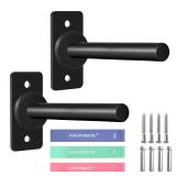 EVERYMATE Weight Plate Rack, Wall Mount Weight Plate Holder for Bumper Plates, Max Weight Capacity 330 lb, Home Gym Organizer