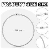 3 Pack 6 Inch Metal Rings Wrench Organizer Easy to Open and Close Heavy Duty for Bib Vests Craft Index Card Dream Catcher Key - Retail: $9
