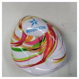Western Star Soccer Ball - Official Match Weight - Youth & Adult Soccer Players - Attractive and Durable Design - Match Grade Soccer Ball (Gyroscope, 4) - Retail: $24