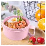 Microwave Ramen Bowl Cooker With Lid Instant Noodle Bowl Soup Bowl Bpa Free/Food Grade For Office College Dorm Room Instant Cooking Dishwasher Safe