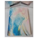 Case 7th / 8th / 9th Generation Cover 2019/2020/2021, Vimorco Soft Rubber Back Cover, Protective Leather Case, Adjustable Stand Auto Wake/Sleep Smart Case for Apple ipad, Blue&Pink Marble - Retail: $1