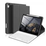 iPad 11/10th Gen Case with Keyboard 11/10.9 inch 2025 A16/2022, Detachable Wireless Bluetooth Keyboard