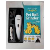 Pet Nail Grinder for Dogs and Cats - Super Quiet and Low Vibration Electric Dog Nail Grinder with 2 LED Lights - USB Rechargeable and Cordless - 2 Speeds - Small to Large Pets - Retail: $40