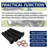 Front Suspension Control A-Arm Long Bushing Compatible With Polaris Sportsman 500 4x4 Trailblazer 250 ATV 4x4 6x6 Magnum 425 Front Lower A-Arm Bushing Kit with Spacer