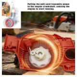 Recoil Rewind Pull Start Starter Assembly for Husqvarna 136 137 141 142 Chainsaw 530071968 - Retail: $16