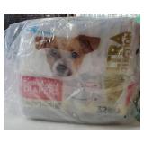 Paw Inspired 32ct Disposable Dog Diapers | Female Dog Diapers Ultra Protection | Diapers for Dogs in Heat, Excitable Urination, or Incontinence (Small) - Retail: $18