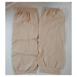 Pair Knee Sleeves for Women & Men, Lightweight Thin Knee Sleeves for Knee Pain Relief, Knee Warmers Knee Brace Undersleeve Dancer Knee Pads, Knee Brace for Daily Use (Beige) - Retail: $6