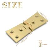 2Pcs Heavy Brass Butler Tray Hinge 180 Degree for Butler Folding Tables Furniture Table with Screws - Retail: $14