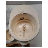 Dash Deluxe Shaved Ice & Slushy Maker - Easy-to-Use Slushy & Snow Cone Maker - Includes Serving Pitcher & Recipe Guide for Homemade Treats - Cream - Retail: $35